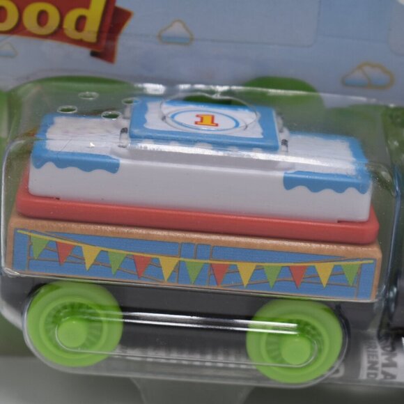Happy Birthday Thomas & Cake Cargo Car - Thomas & Friends Wooden Railway Trains - Picture 5 of 10